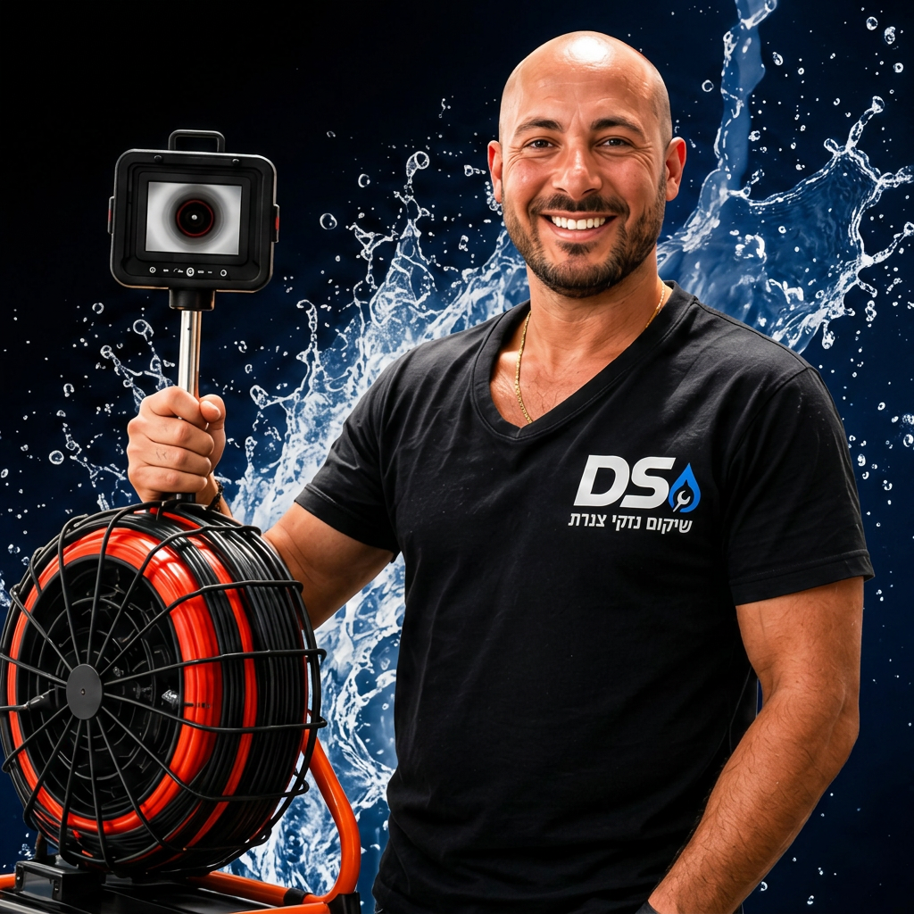 בעל העסק של DS שיקום נזקי צנרת עם ציוד מתקדם לאיתור נזילות ללא הרס